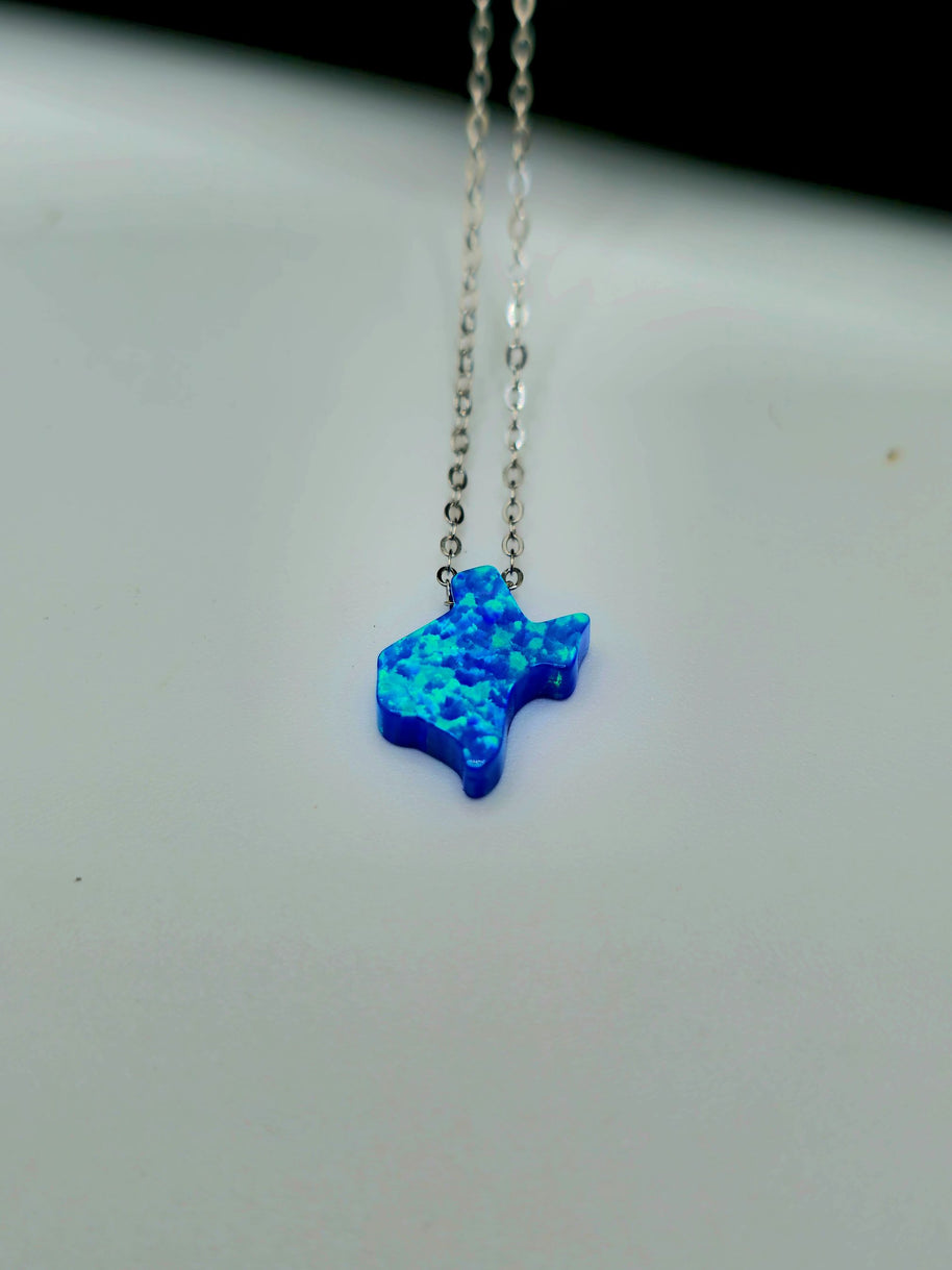 Texas Opal Necklace - Pocket Rock Jewelry