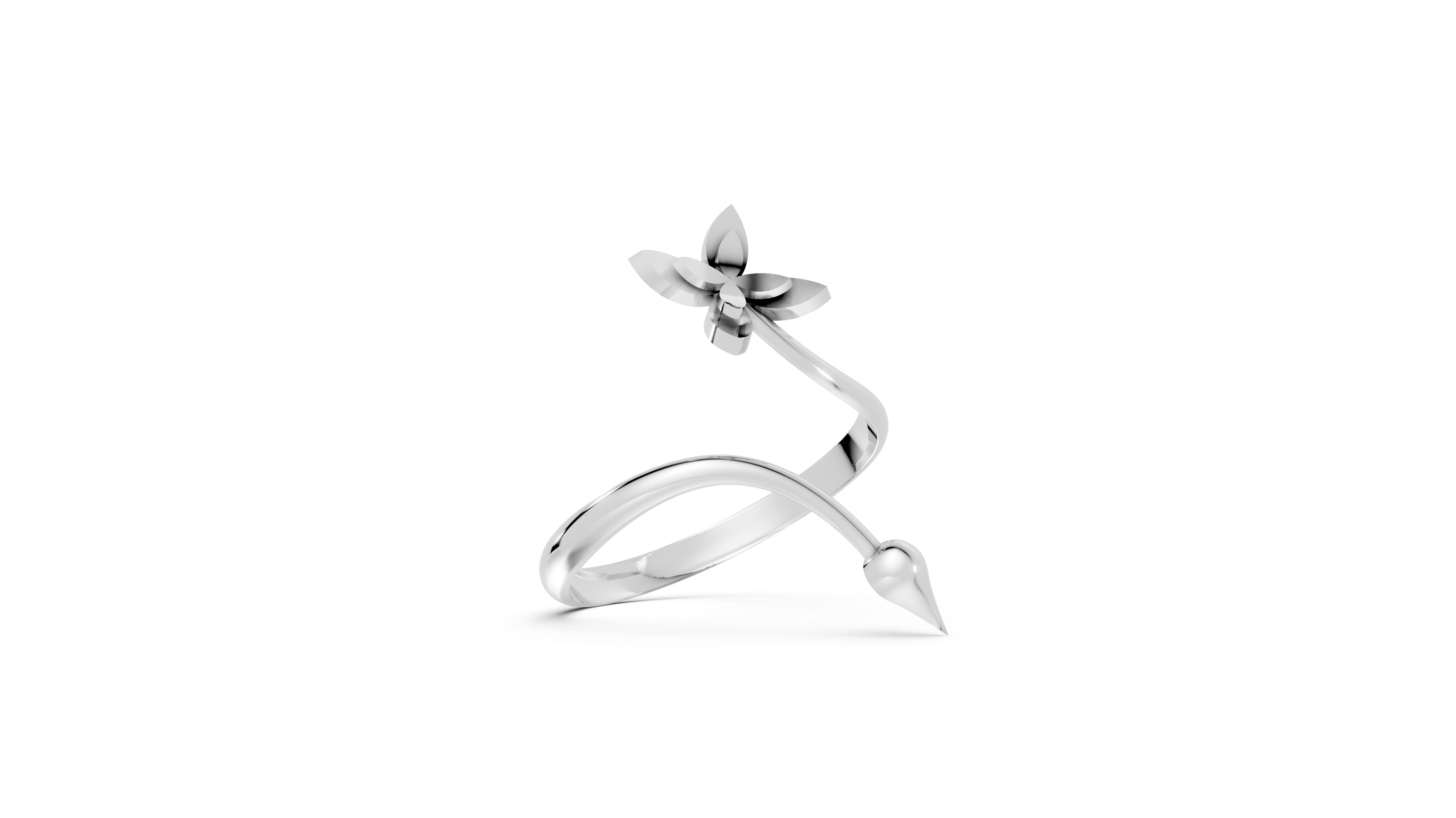 Flowers and Arrows - Sterling - Pocket Rock Jewelry