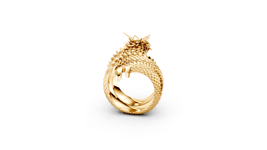 Tarragon - 10K Yellow/White Gold - Pocket Rock Jewelry