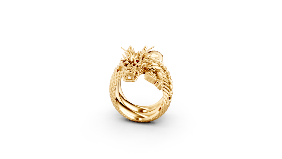 Tarragon - 10K Yellow/White Gold - Pocket Rock Jewelry