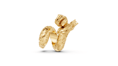 Yokai - 10K Yellow Gold - Pocket Rock Jewelry