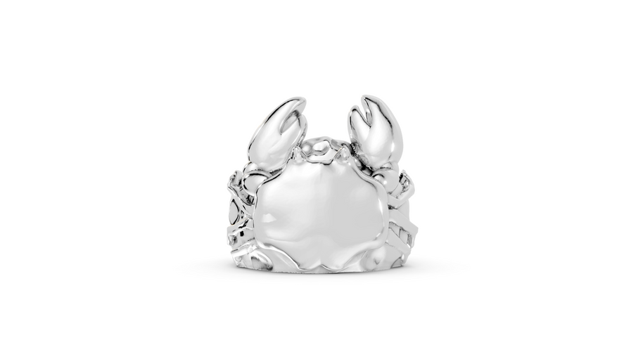 Aloof Crab - Sterling - Pocket Rock Jewelry