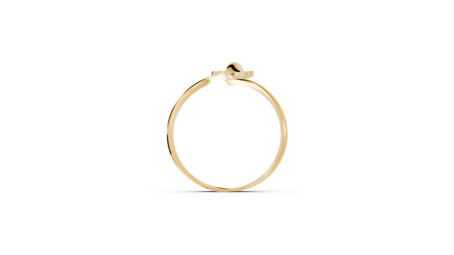 Butterflies and Arrows - 10K Yellow Gold - Pocket Rock Jewelry