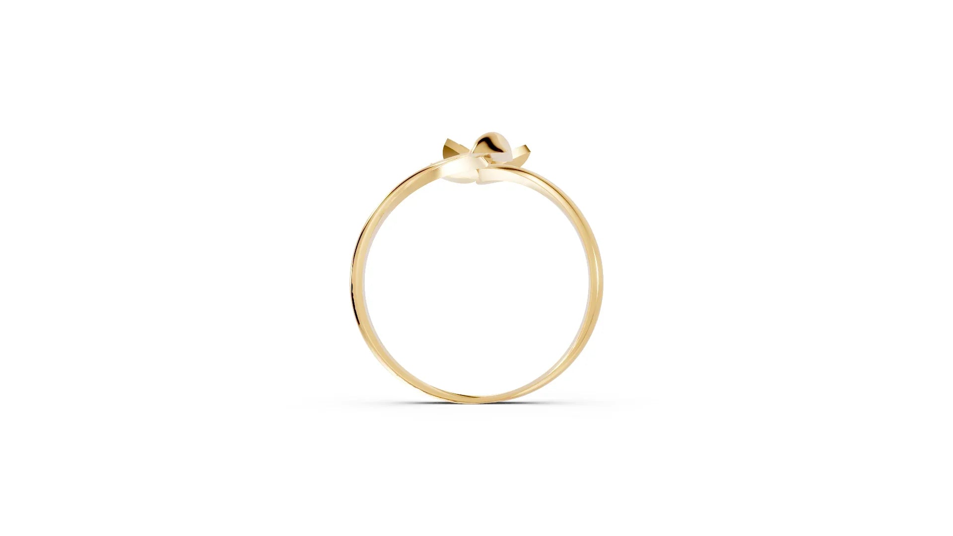 Flowers and Arrows - 10K Yellow Gold - Pocket Rock Jewelry