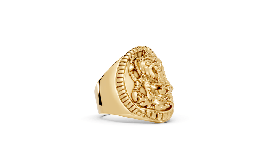 Ganesha - 10K Yellow Gold - Pocket Rock Jewelry