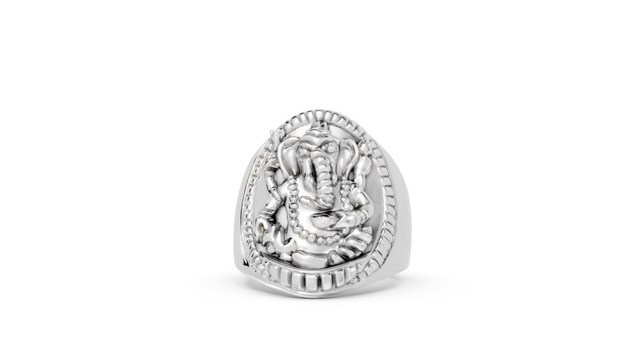 Ganesha - Sterling - Pocket Rock Jewelry