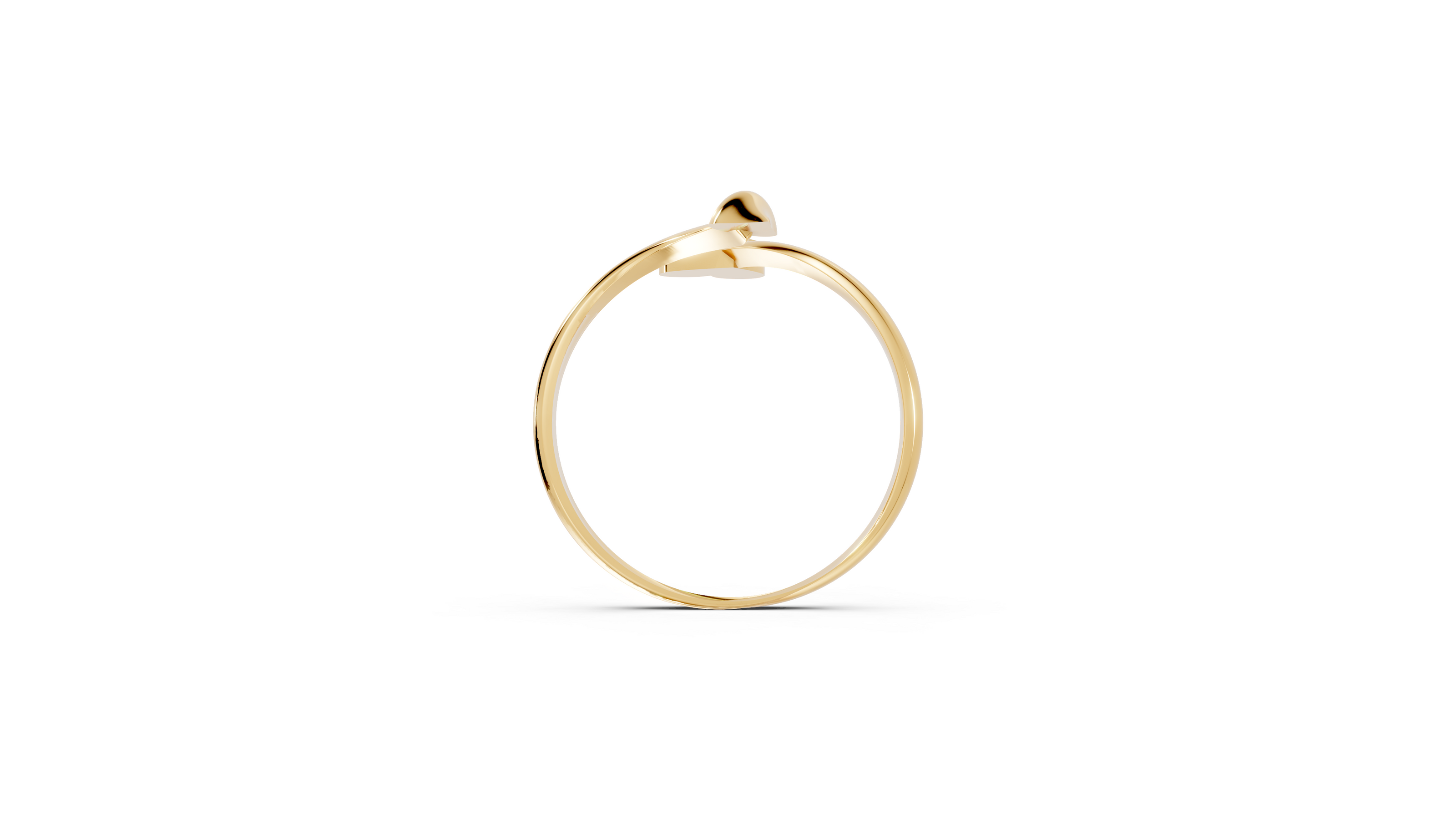 Hearts and Arrows - 10K Yellow Gold - Pocket Rock Jewelry