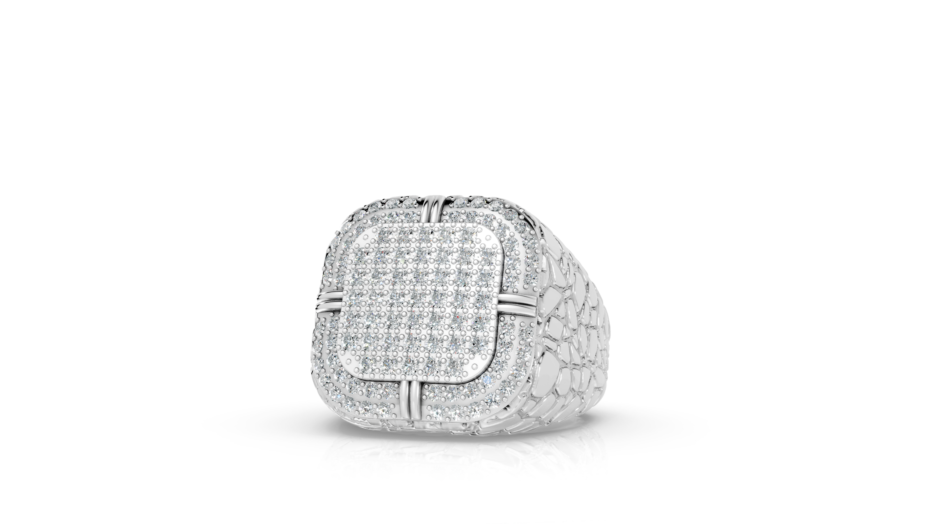 Icy Nugget - Sterling - Pocket Rock Jewelry