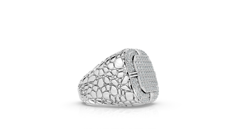 Icy Nugget - Sterling - Pocket Rock Jewelry