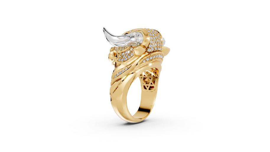 Olé - 10K Yellow/White Gold - Pocket Rock Jewelry