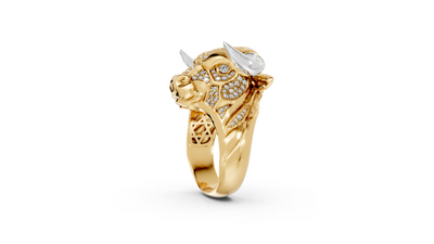 Olé - 10K Yellow/White Gold - Pocket Rock Jewelry