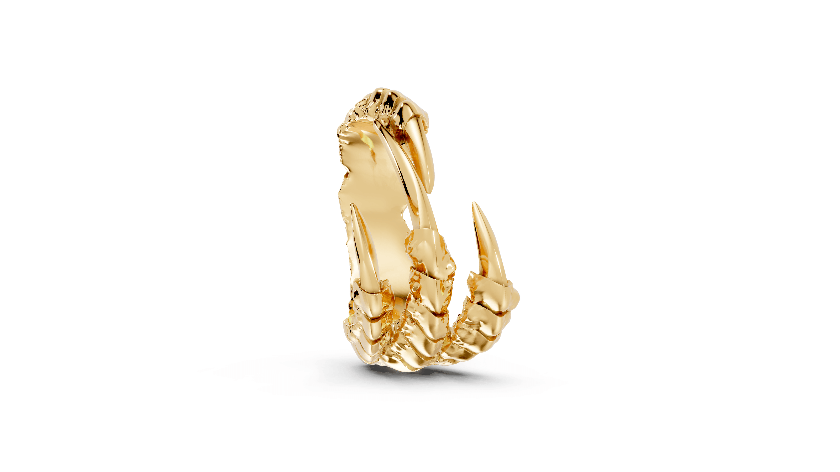 Talons - 10K Yellow Gold - Pocket Rock Jewelry