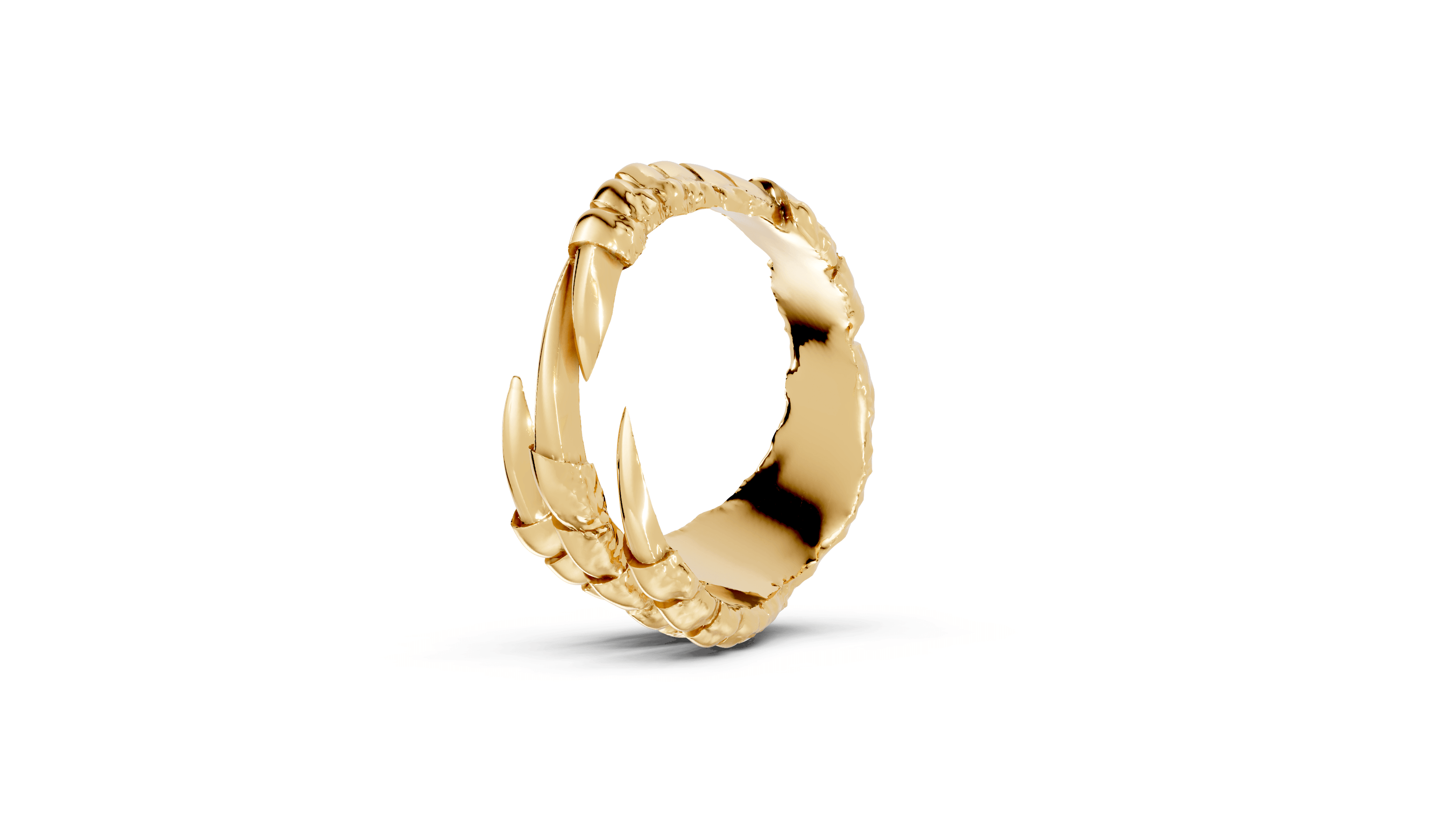 Talons - 10K Yellow Gold - Pocket Rock Jewelry