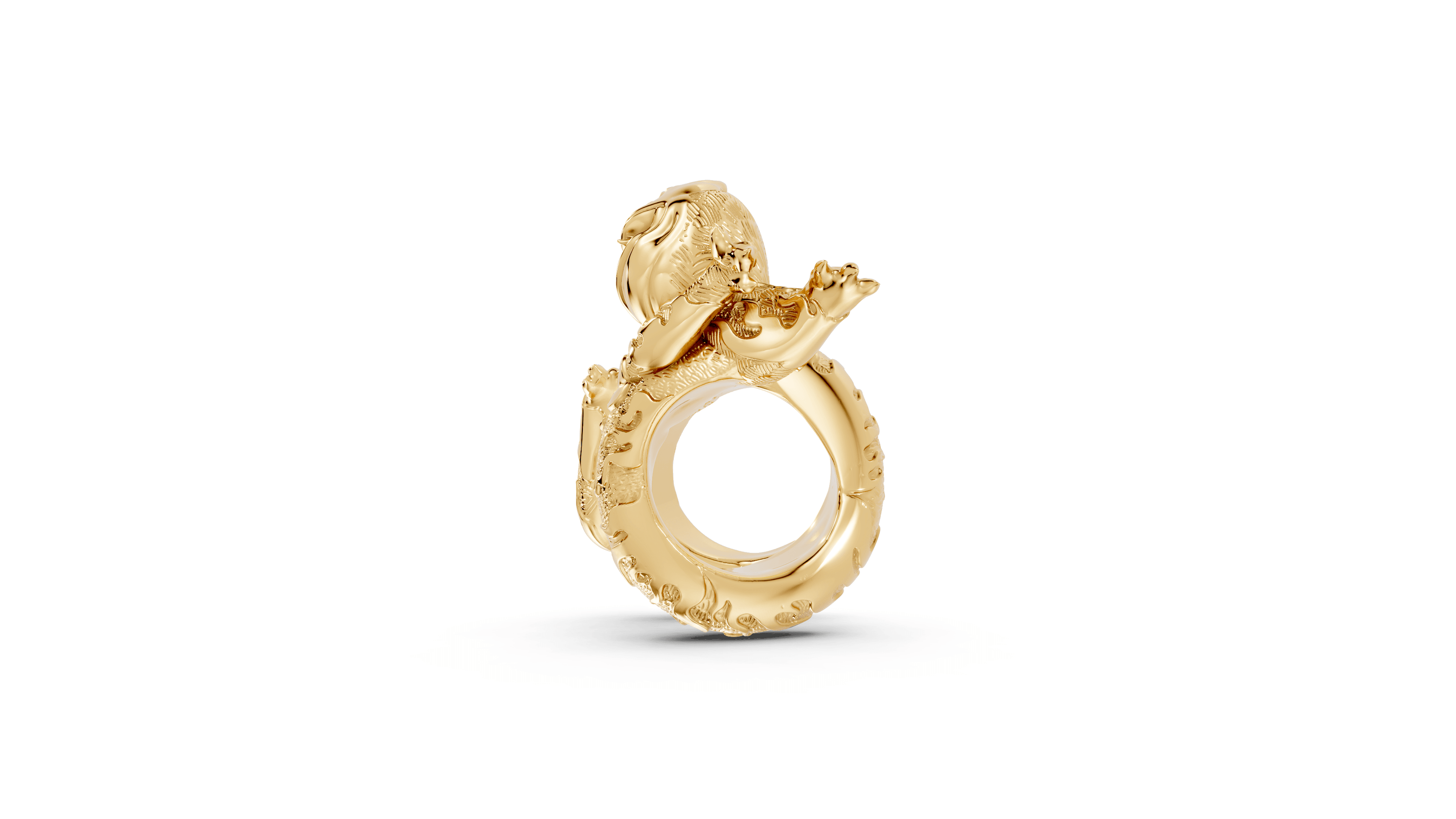 Yokai - 10K Yellow Gold - Pocket Rock Jewelry