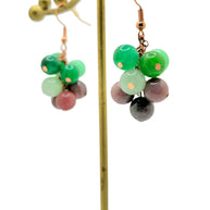 Red and Green Grapes - Pocket Rock Jewelry