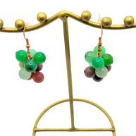 Red and Green Grapes - Pocket Rock Jewelry