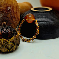 Carnelian Orb - Pocket Rock Jewelry