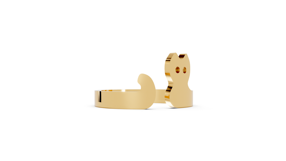 Felix - 10K Yellow Gold - Pocket Rock Jewelry