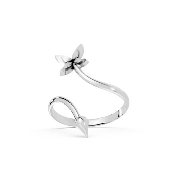 Flowers and Arrows - Sterling - Pocket Rock Jewelry