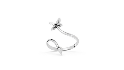 Flowers and Arrows - Sterling - Pocket Rock Jewelry