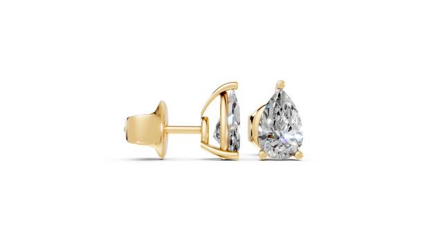 Pear Basket Settings in gold side
