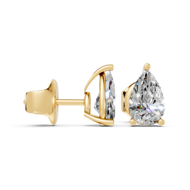 Pear Basket Settings in gold side