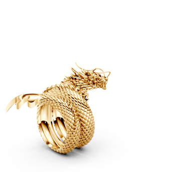 Tarragon - 10K Yellow/White Gold - Pocket Rock Jewelry