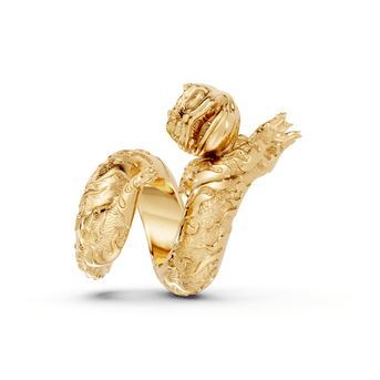 Yokai - 10K Yellow Gold - Pocket Rock Jewelry