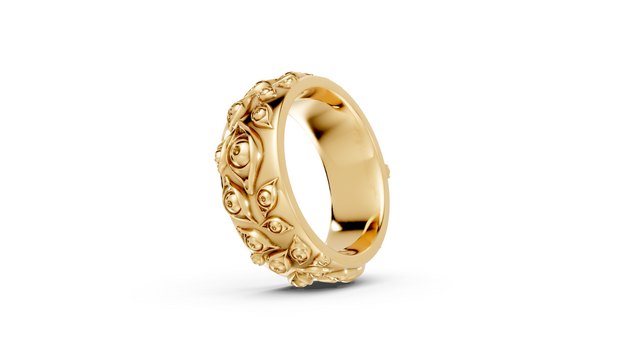 All Seeing Eyes - 10K Yellow Gold - Pocket Rock Jewelry