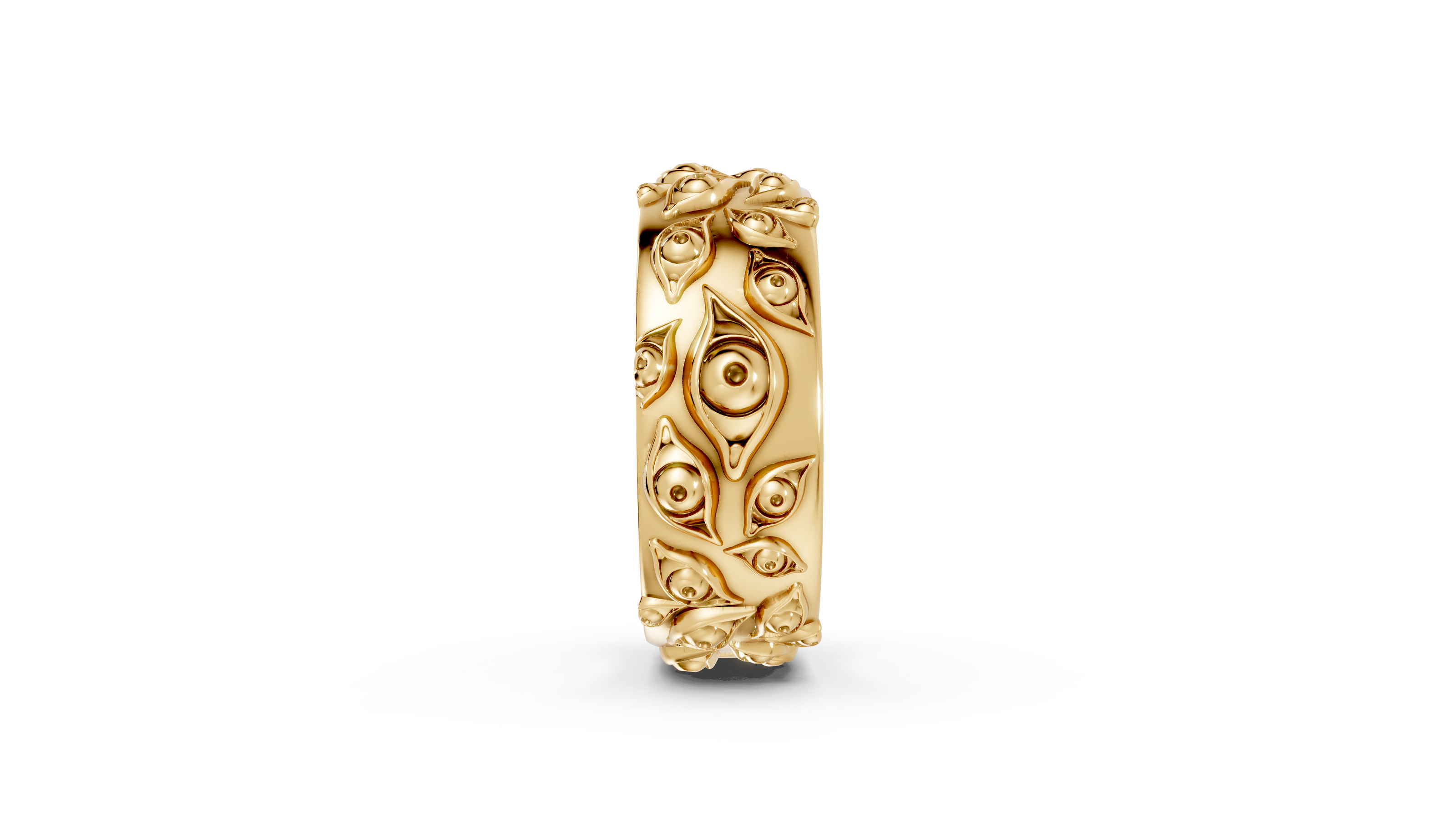 All Seeing Eyes - 10K Yellow Gold - Pocket Rock Jewelry