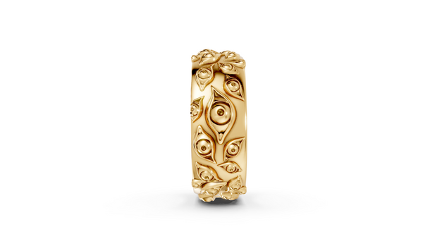 All Seeing Eyes - 10K Yellow Gold - Pocket Rock Jewelry