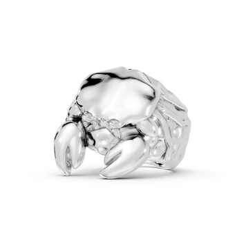 Aloof Crab - Sterling - Pocket Rock Jewelry