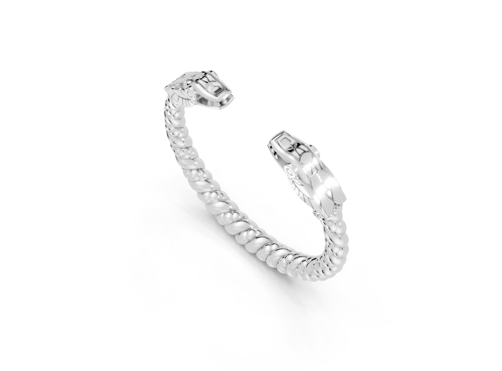 Silver hoop earrings on a white background