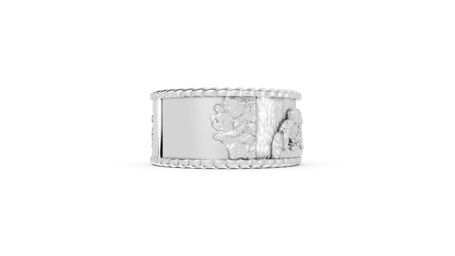 "The Last Supper" Band - Sterling - Pocket Rock Jewelry