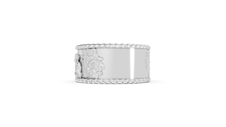 "The Last Supper" Band - Sterling - Pocket Rock Jewelry