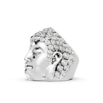 Buddha and Mara - Sterling - Pocket Rock Jewelry