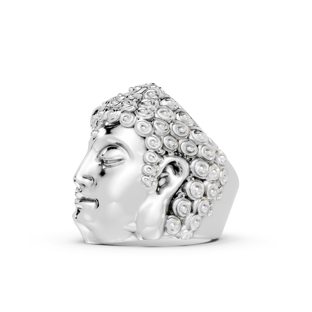 Buddha and Mara - Sterling - Pocket Rock Jewelry