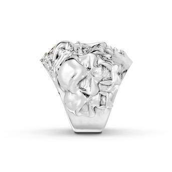 Buddha and Mara - Sterling - Pocket Rock Jewelry