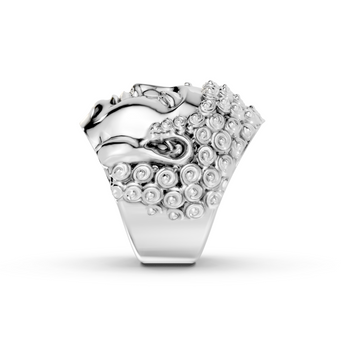 Buddha and Mara - Sterling - Pocket Rock Jewelry