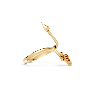 Butterflies and Arrows - 10K Yellow Gold - Pocket Rock Jewelry