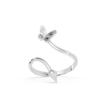 Butterflies and Arrows - Sterling - Pocket Rock Jewelry