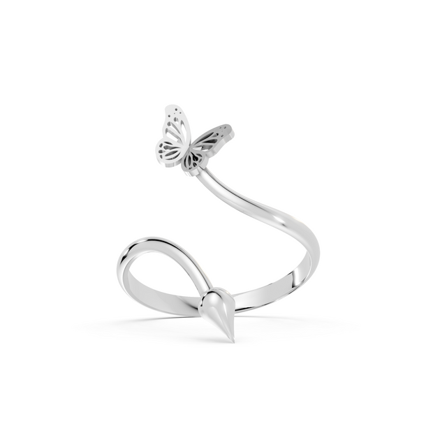 Butterflies and Arrows - Sterling - Pocket Rock Jewelry