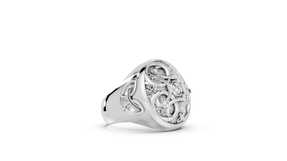 Celtic Shield - Sterling - Pocket Rock Jewelry