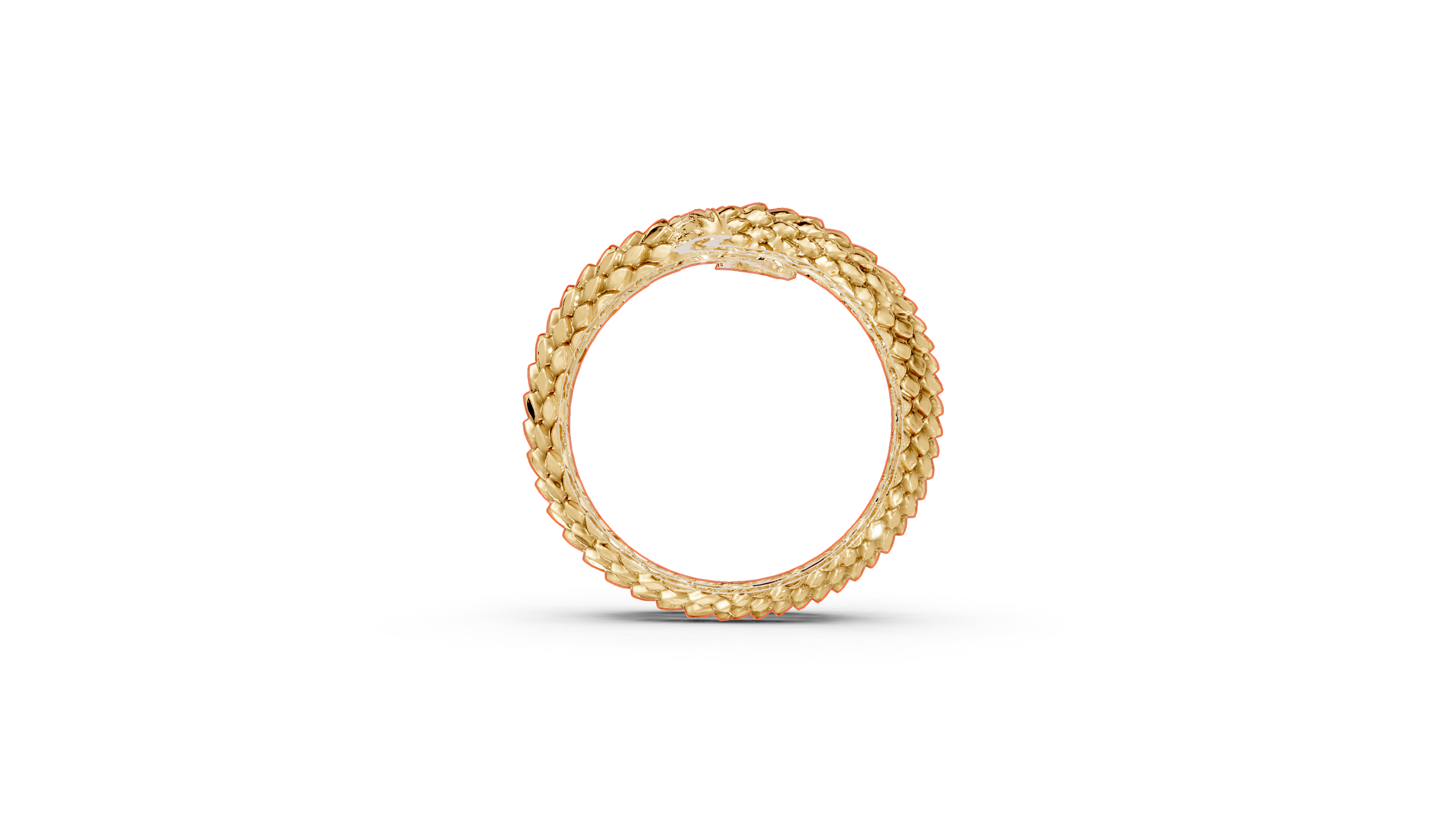 Coiled Snake - 10K Yellow Gold - Pocket Rock Jewelry