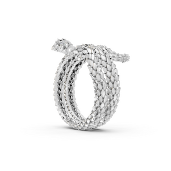 Coiled Snake - Sterling - Pocket Rock Jewelry