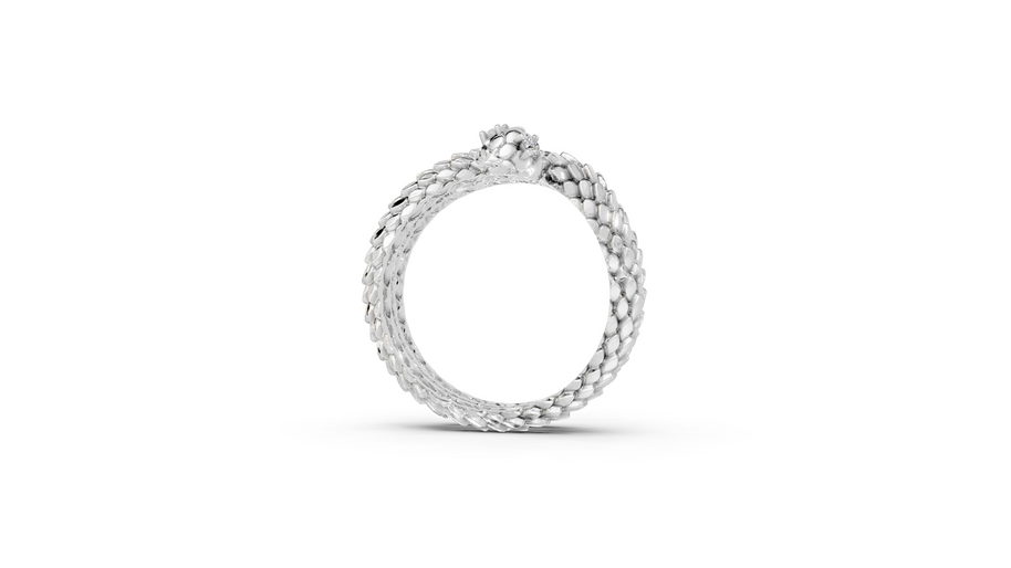 Coiled Snake - Sterling - Pocket Rock Jewelry