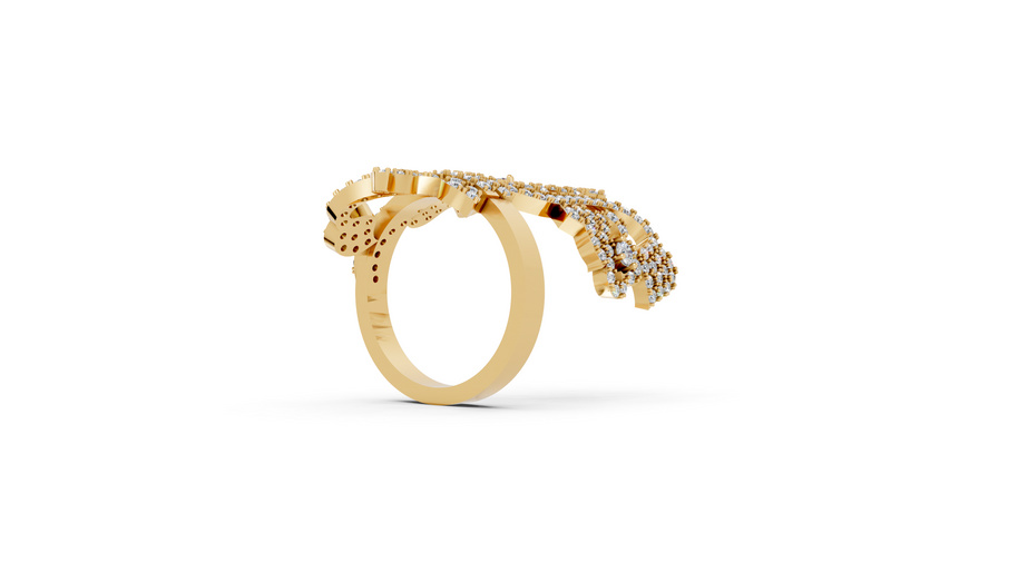Elongate - 10K Yellow Gold - Pocket Rock Jewelry