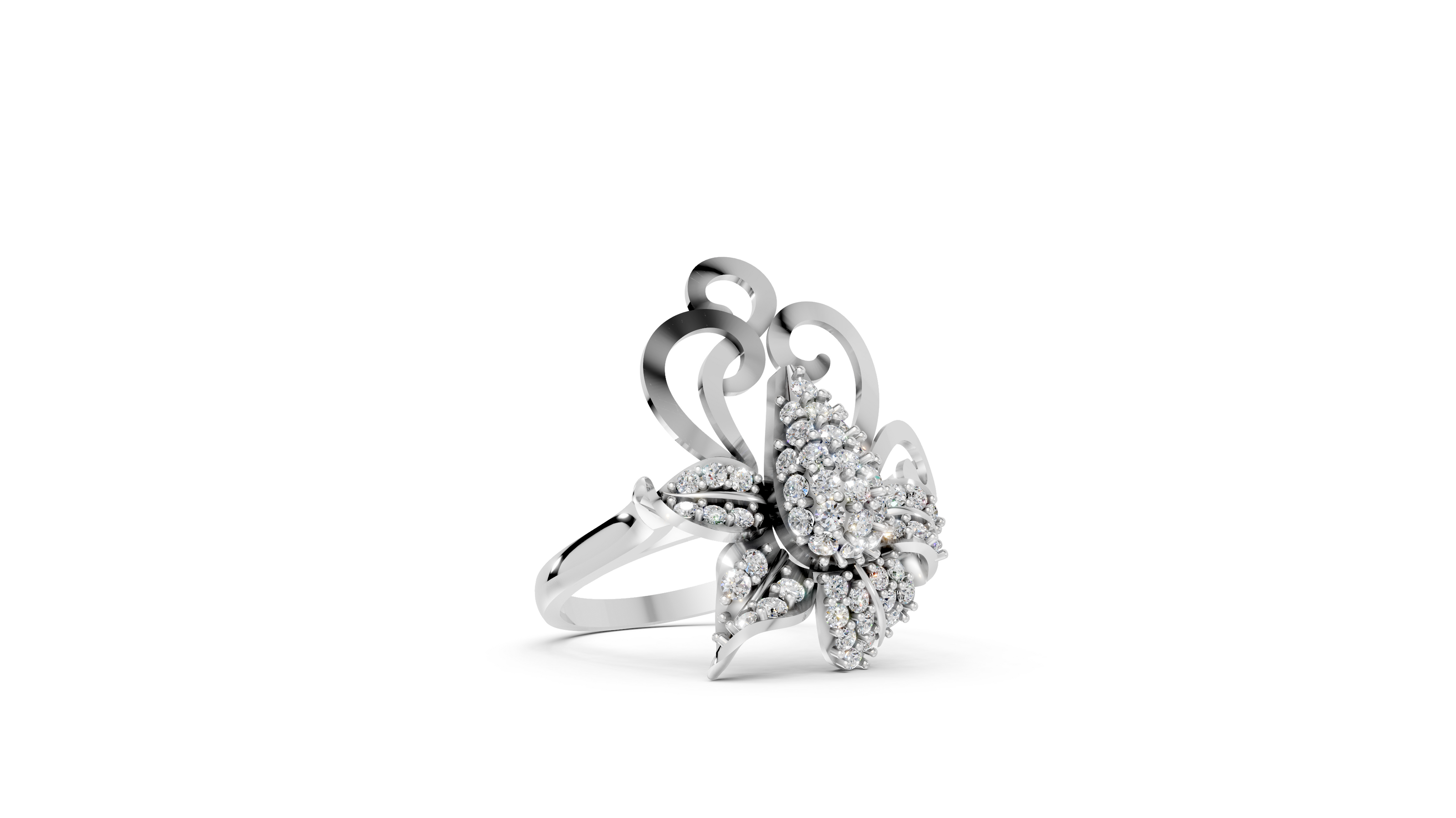 Floral Bloom - Sterling - Pocket Rock Jewelry