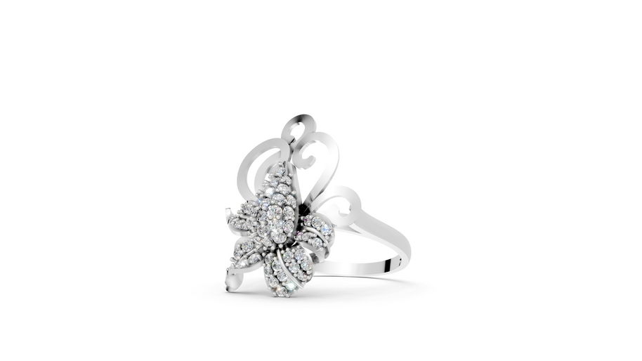 Floral Bloom - Sterling - Pocket Rock Jewelry