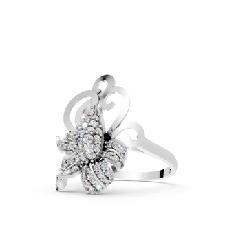 Floral Bloom - Sterling - Pocket Rock Jewelry